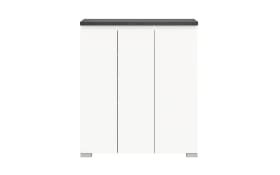 Schuhschrank Shoelove, grau/weiß, 95 x 109 cm 