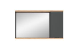 Spiegelschrank Nuaro, anthrazit/Eiche-Nachbildung