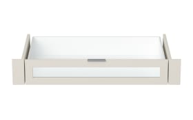 Schmaler Innenschubkasten mit Glasfenster, groß, für Jutzler-Schränke, Breite 98 cm