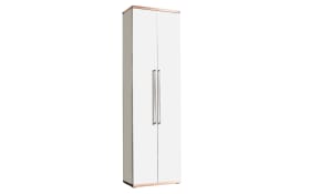 Hochschrank Come In, graubeige/Wildeiche