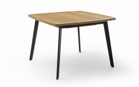 Esstisch Kelo, Eiche-Nachbildung/gold-braun 