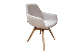 Sessel Cosy Windsor, Wildeiche/hellbeige