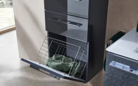 Midischrank Leonardo 109, metallic/anthrazit