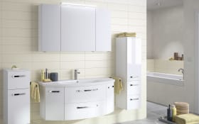 Highboard Fokus 4010, weiß Hochglanz