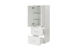 Midischrank 3006, weiß, 50 x 130 cm