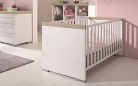 Babyzimmer Kira, kreideweiß/Eiche Nautik-Nachbildung