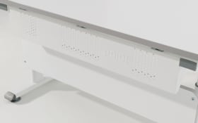 Schreibtisch Diego GT, kreideweiß, höhenverstellbar, 130 x 70 cm