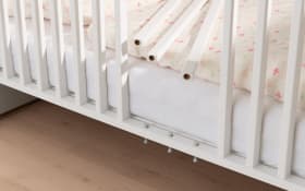Babyzimmer Lieven, kreideweiß, mit 3-türigem Kleiderschrank