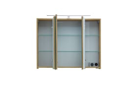 Spiegelschrank Arta, Halifax Eiche-Nachbildung