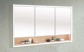 Einbauspiegelschrank Palino, Halifax Eiche Nachbildung