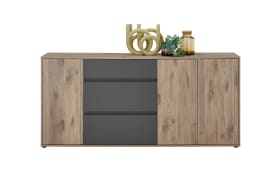 Sideboard Novara, Viking Eiche-Nachbildung/grau