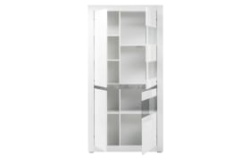 Vitrine Carat, weiß Hochglanz