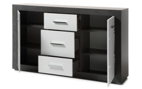 Sideboard Etero, weiß, Dark Concret