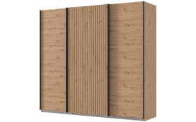 Schwebetürenschrank Andorra, Artisan-Eiche, 250 x 216 cm