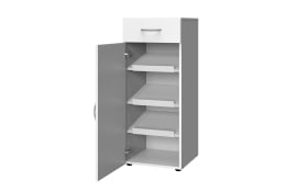 Schuhschrank 331 Multiraumkonzept, weiß, 40 x 98 cm 