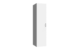 Schrank 648 Multiraumkonzept, weiß, 50 x 185 cm 