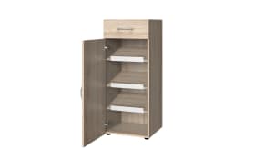 Schuhschrank 331 Multiraumkonzept, Eiche-Nachbildung, 40 x 98 cm 