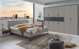 Futonbett Witten, grau, 180 x 200 cm