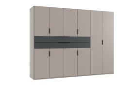 Drehtürenschrank Witten, grau