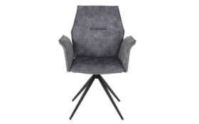 Sessel Susanne I S, grau, 360° drehbar
