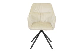 Armlehnenstuhl Amira, creme