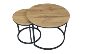 Couchtisch Lindau, Artisan Eiche/Schwarz