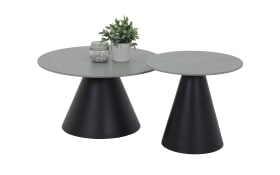 Couchtisch Dustin CT, Marmor Nachbildung/grau