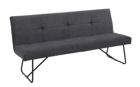 Sitzbank Kumba, anthrazit/schwarz 