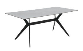 Esstisch Paccino I T, Marmor Nachbildung/grau