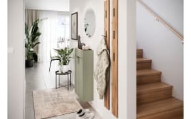 Mehrzweckschrank II GW-Ameca, taupegrün/Eiche-Nachbildung, inkl. Softclose Funktion 