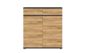 Schuhschrank GW-Lissabon, Eiche-Nachbildung/anthrazit