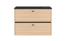 Waschbeckenunterschrank Modesto, Eiche-Nachbildung, inkl. Waschbecken