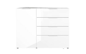 Kommode Oakland, weiß, 134 x 102 cm