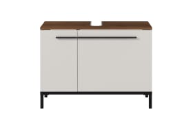 Waschbecken-Unterschrank GW-Yonkers, Kashmir/Nussbaum-Nachbildung