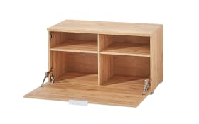 Schuhbank GW-Telde, weiß/Eiche Nachbildung