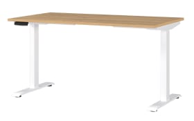 Schreibtisch GW-JET, Grandson-Eiche-Nachbildung/weiß