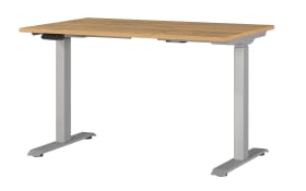 Schreibtisch GW-JET, Grandson-Eiche-Nachbildung/silber