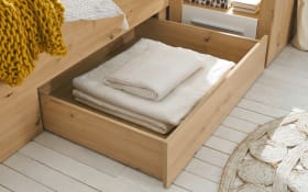 Doppelbett Fernando, Artisan Eiche-Nachbildung/weiß, 180 x 200 cm