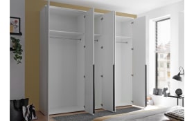 Drehtürenschrank Kevo, weiß, 225 x 225 cm