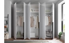 Drehtürenschrank Kevo, weiß, 270 x 225 cm