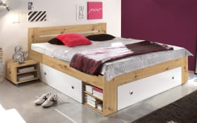 Kojenbett Stefan, Artisan Eiche-Nachbildung/weiß, 140 x 200 cm