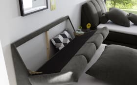Boxspringbett Toledo 2, anthrazit, 120 x 200 cm