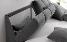 Boxspringbett Toledo 3, anthrazit, 180 x 200 cm