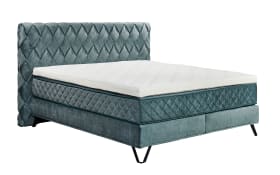Boxspringbett Taomina, mint, 180 x 200 cm