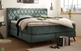 Boxspringbett Taomina, mint, 180 x 200 cm