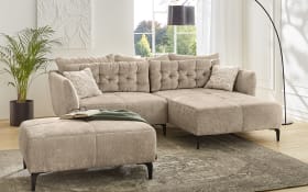 Wohnlandschaft Salo, beige, inkl. Kissen