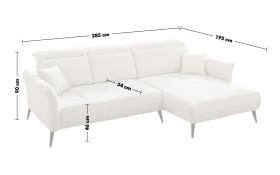 Wohnlandschaft Aversa, beige, inkl. Funktionen