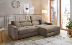Wohnlandschaft Slider, taupe, inkl. Funktionen