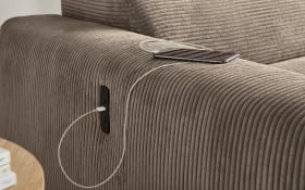 Wohnlandschaft Slider, taupe, inkl. Funktionen