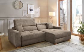 Wohnlandschaft Slider, taupe, inkl. Funktionen